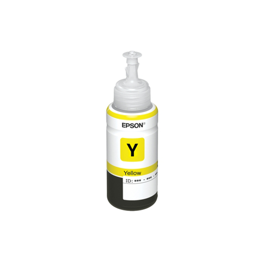 Epson 664 Yellow Ink Bottle|70 ml |1500-page yield| Premium Quality |Compatible with epson printer