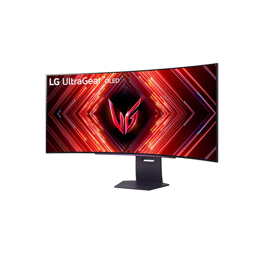 LG 45GS95QE 45" inch 21:9 Ultra gear™ OLED WQHD 800R Curved Gaming Monitor| (3440 x 1440) 240Hz| 0.03ms| G-Sync Compatible| AMD Free Sync™| HDR™ True Black400| 1.5M:1 Contrast Ratio| Tilt| Height |Swivel