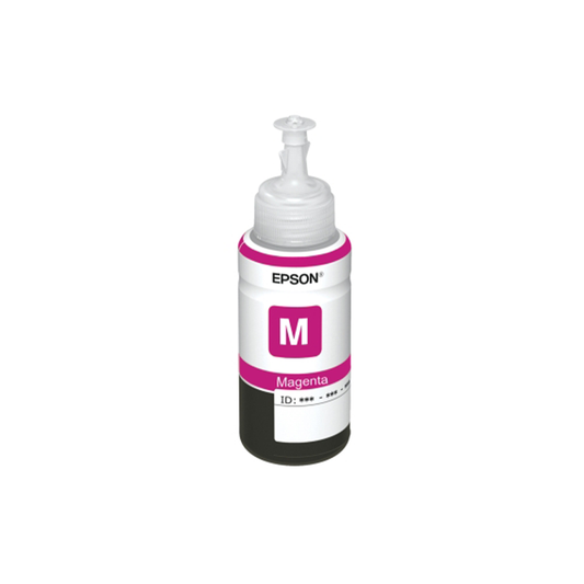 Epson 664 Magenta Ink Bottle|70 ml |500-page yield |Dye-based ink| Ultra high-capacity inks| Compatible with epson printer