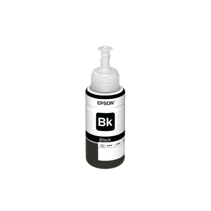 Epson T6641 Black Ink Bottle C13T664198| 70 ml |High Quality Product| Inkjet print technology| Compatible with epson printers
