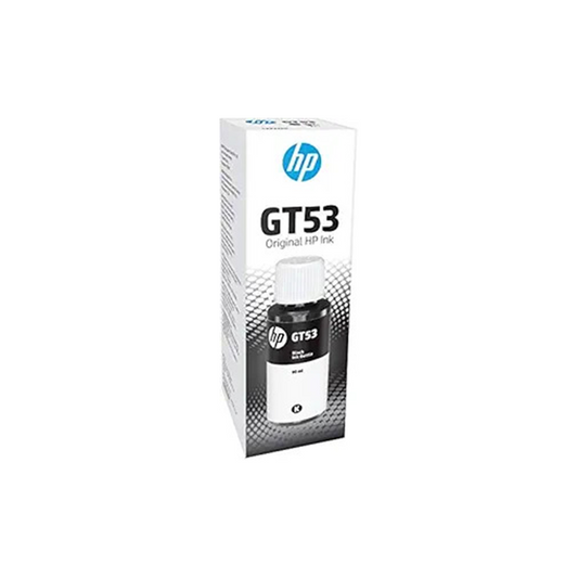 HP GT53 Original Ink Bottle (Black, 90ml) | High Page Yield Ink for HP Smart Tank Printers | Rich, Smudge-Free & Fade-Resistant Printing | Easy Refill Design | Suitable for Home & Office Use