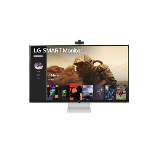 LG 43SQ700 43"Inch Ultrafine™ Smart Monitor |UHD 4K IPS (3840 * 2160) | HDR 10| Wireless Connectivity| webOS| AirPlay 2| USB Type-C (65W PD)| Speakers 10WX2| Magic Remote| HDMIx2| DP| HP Out
