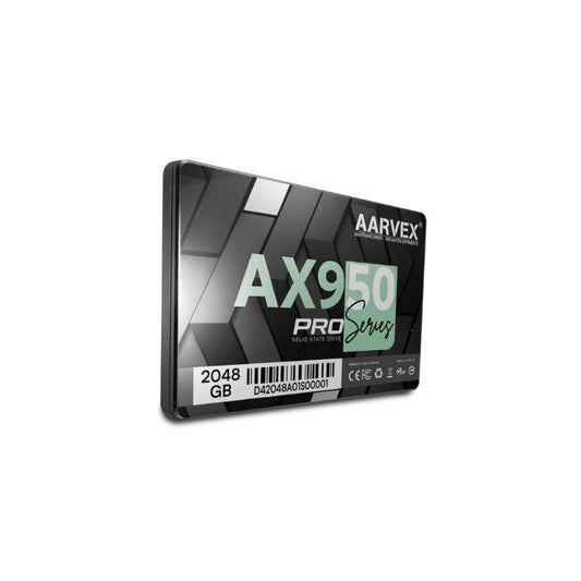 Aarvex AX650 512GB 2.5" SATA III Internal SSD | Ultra-Fast 560MB/s Read & 510MBs Write|Durable 3D TLC NAND| Energy-Efficient| Shock-Resistant| Wide Compatibility| Perfect Upgrade for Laptops & Desktops
