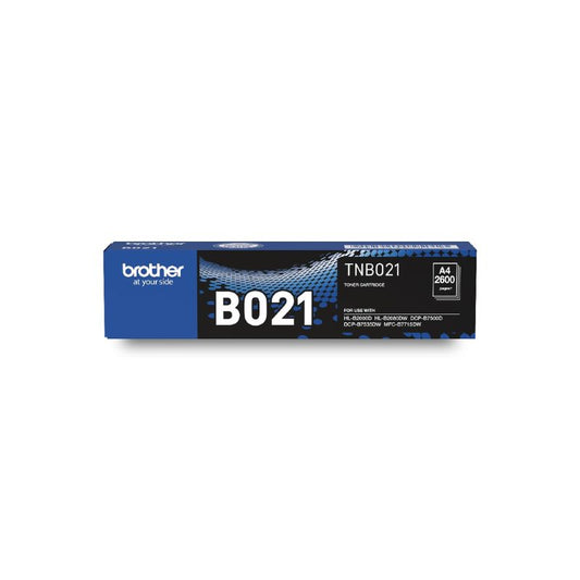 Brother TN-B021 Black Toner Cartridge| Genuine Laser Toner for Brother Monochrome Printer| Approx. 2,600 Page Yield