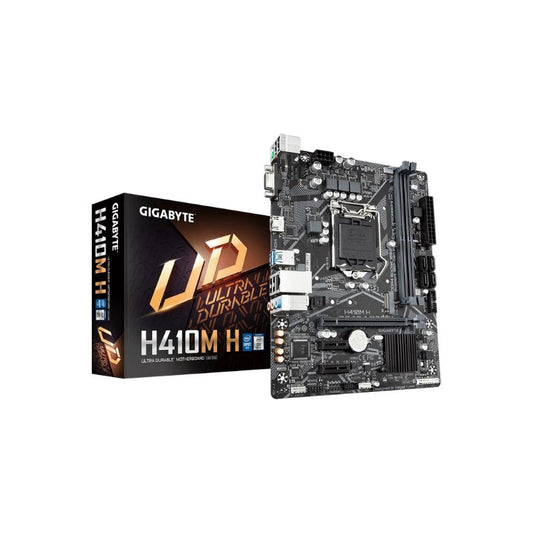 Gigabyte Intel H410M|K DDR4 Micro|ATX Motherboard |LGA1200 Socket|10th Gen Intel CPU Support,Dual-Channel DDR4 Memory|M.2 & SATA Storage| PCIe Expansion, Reliable Power Design