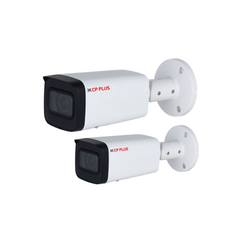 CP PLUS 4MP IP Bullet Camera CP‑UNC‑TC41ZL6C‑VMD‑LQ – 2.7–13.5mm Motorized Lens, Dual-Light Night Vision, Built-in Microphone, IP67 Weatherproof
