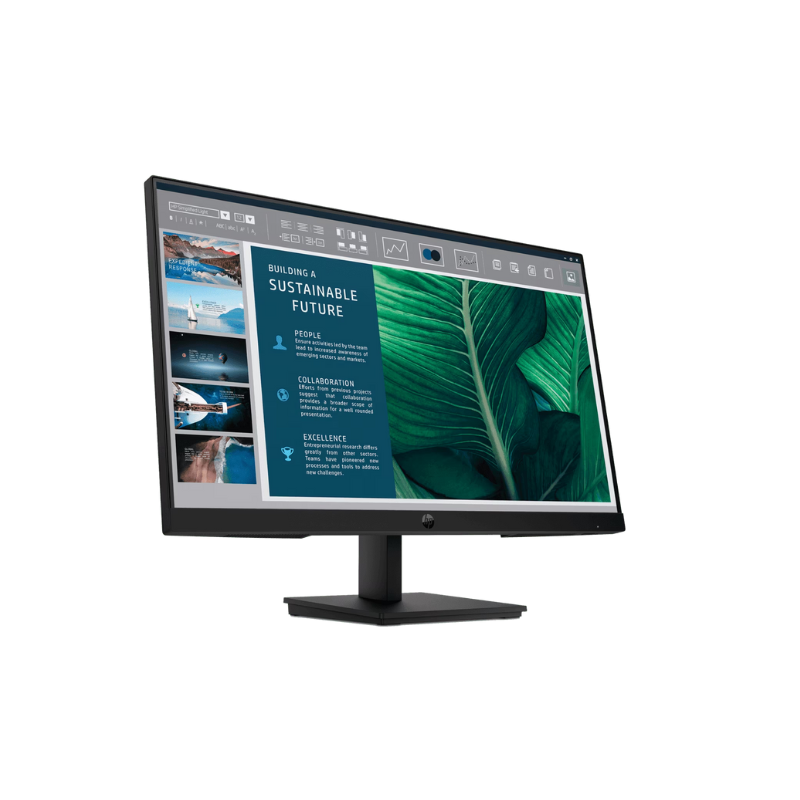 HP 324pv 3 Pro 60.5 cm (23.8) FHD Monitor |Flat IPS with Edge-lit| WLED backlight| 1 HDMI 1.4| HP three-year limited warranty