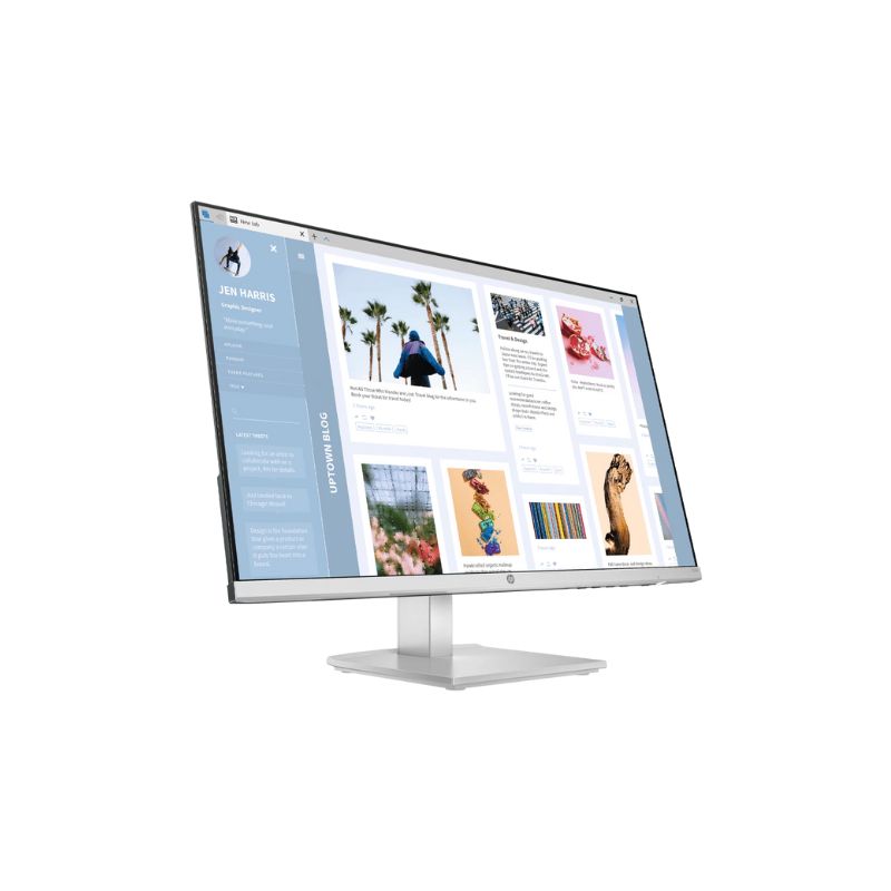 HP Series 5 23.8 inch FHD Height Adjust Monitor-524sh| 23.8inch(60.5cm)| FHD (1920 x 1080)| Anti-Glare| Adjustable Height| Eye Ease