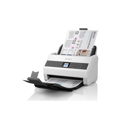 Epson DS-870 | High-Speed Duplex Document Scanner | 1-Pass ADF Scanning | 100-Sheet Automatic Document Feeder | Seamless TWAIN/ISIS Integration | Ideal for High-Volume Workgroups