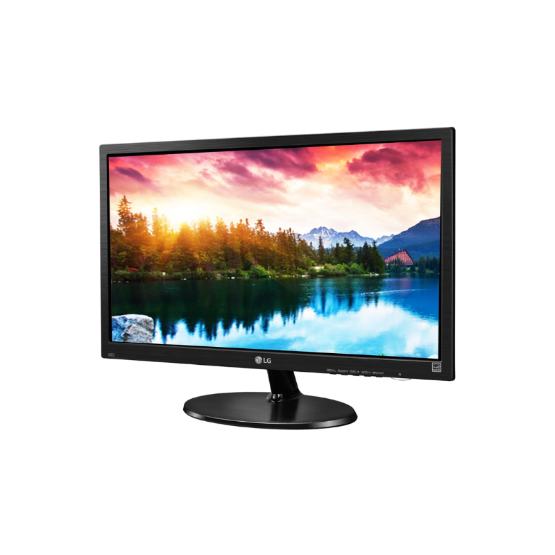 LG 19M38LB 18.5 Inch(47cm) HD Monitor| 1366 X 768| 5 ms| 75Hz| Flicker Safe| Reader Mode| Black Stabilizer| Smart Energy Saving, D-Sub and HDMI Ports| Head Phone Out| 3 Years Onsite Warranty| Black