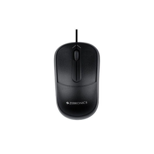 Zebronics Zeb-Comfort+ USB Optical Mouse | 1000 DPI Resolution | 1.2m Cable Length | Lightweight & Portable Wired Mouse | High Precision Optical Tracking | Easy Installation | Reliable Daily Computing Peripheral | 1-Year Warranty