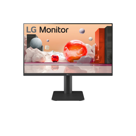 LG 24.5 Inch IPS FHD Monitor| 1920 x 1080| 100Hz| NTSC 72%(CIE1931)| Black Stabilizer | Virtual Borderless| Flicker Safe| Reader Mode| OnScreen Control| Tilt | HDMI X 2| Headphone Out| 25MS500| Black