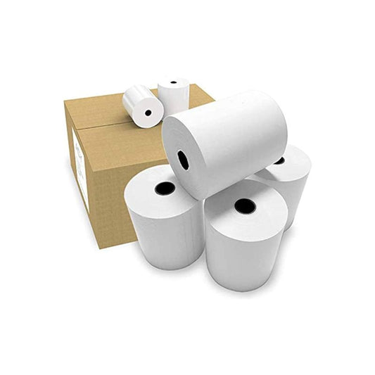 80MM × 50M Thermal Paper Roll 1UPS | Direct Thermal POS Paper for Cash Registers| Billing Machines & Receipt Printers