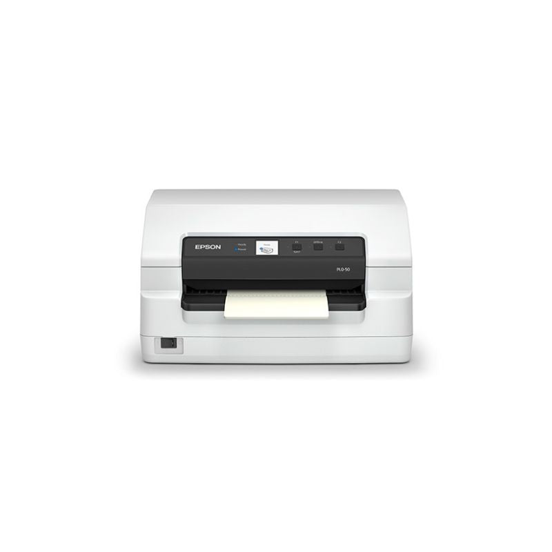 Epson PLQ-50 | 24-Pin Impact Dot Matrix Passbook Printer | Fast Multipart Document Printing | Compact & Reliable Business Printer | USB, Serial & Parallel Connectivity