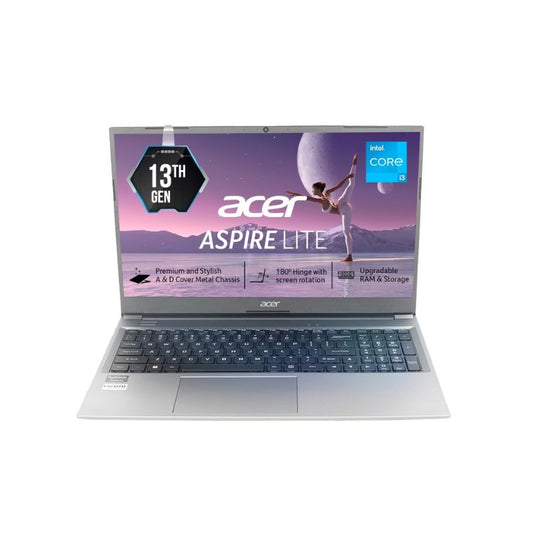Acer | Aspire Lite AL15-53 | Intel Core i3-1305U | 8 GB RAM | 512 GB SSD | 15.6″ FHD Display | Windows 11 | Includes Laptop Bag