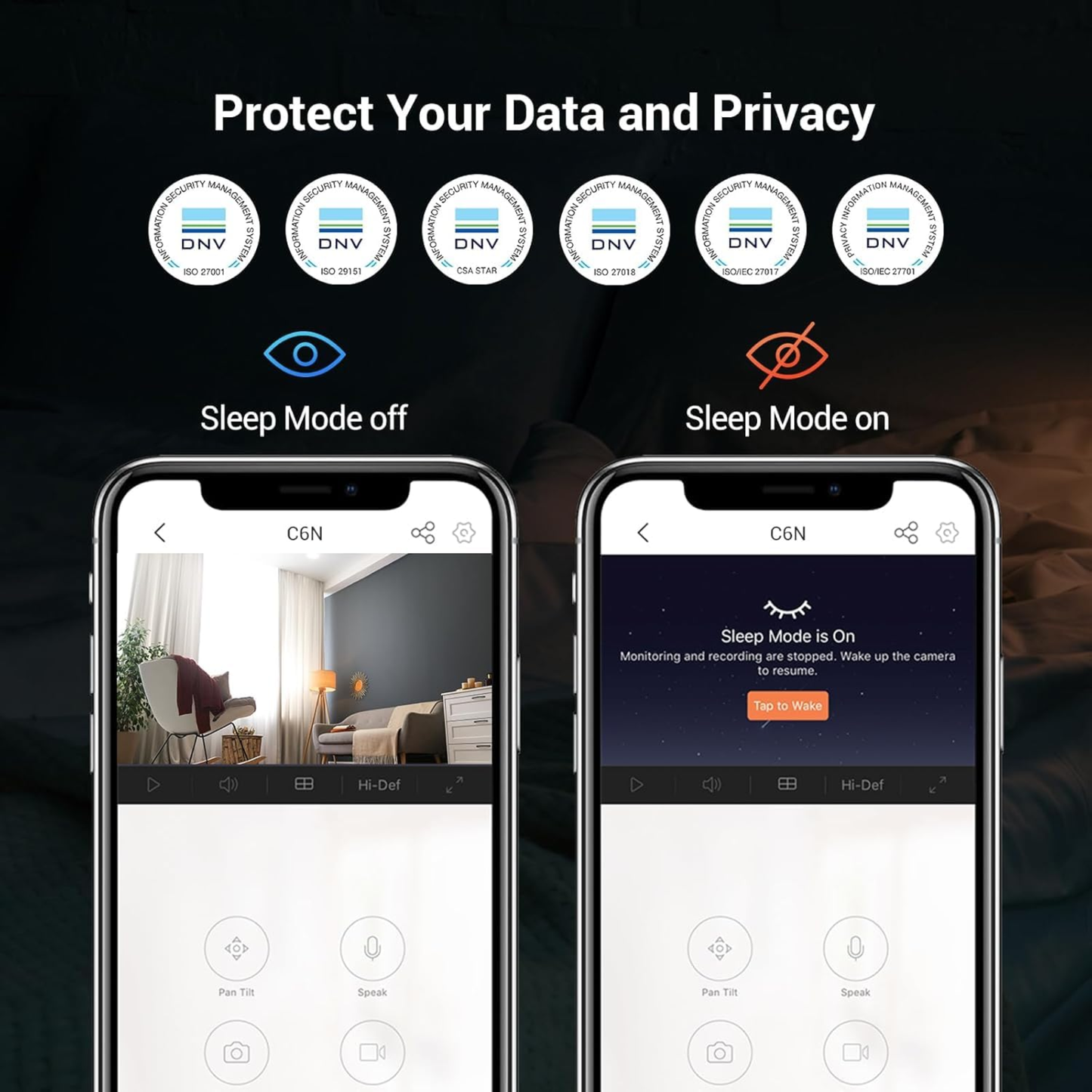 EZVIZ by Hikvision | 2K⁺/4MP AI Pan Tilt Home Security Wi-Fi Smart Camera | OneTouch Call Button | Motion Detection | Smart Color Night Vision | Panaromic View|SDCard Upto 512Gb|Alexa Enabled|H6C PRO