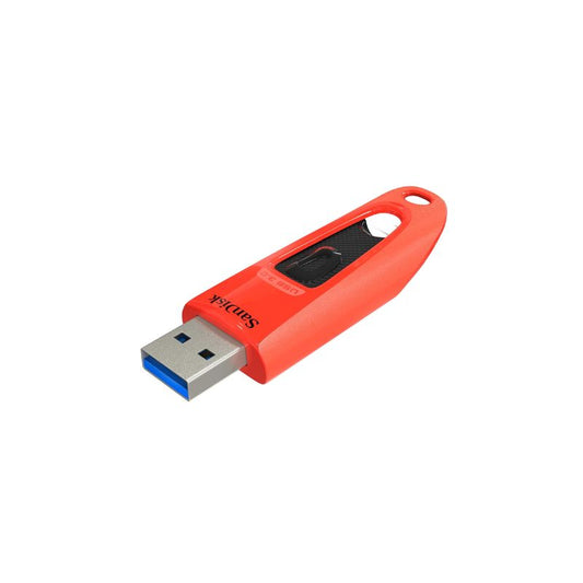 SanDisk Ultra 32GB USB 3.0 Pendrive High Speed Flash Drive Fast Data Transfer Portable USB Storage for Laptop PC Smart TV and Car Audio Durable Compact USB Stick