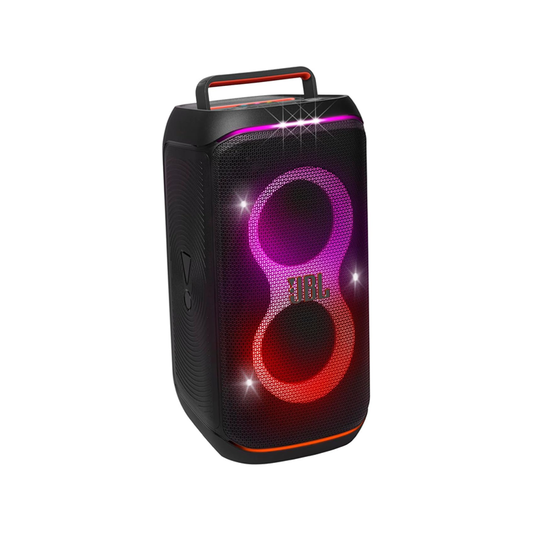 JBL New 160 W Bluetooth Party Speaker – JBL Party Box Club 120 (Black) with Fold‑able Handle & Light Show