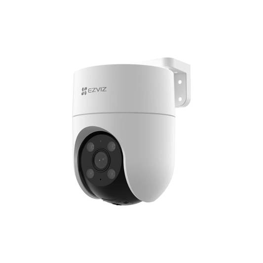 EZVIZ H8C 4G- 3MP 2K Pan & Tilt 4G Camera with Auto-Tracking| 2 Way Talk| Color Night Vision| Active Defense with Siren & Strobe Light| Weatherproof| H.265 Video| Supports MicroSD Card| White