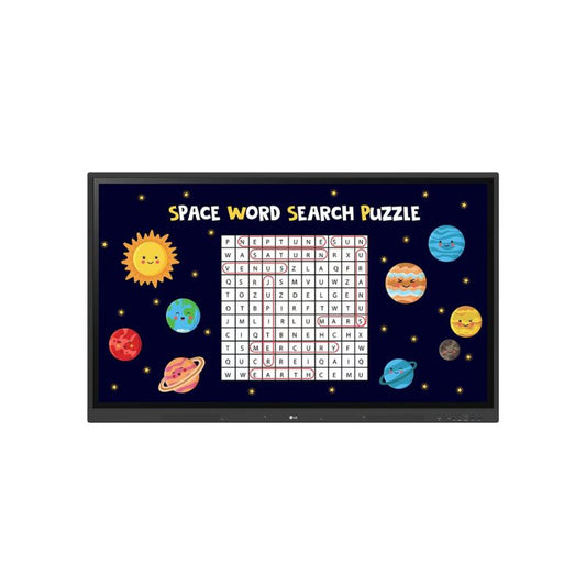 LG 75TR3DK | 75" 4K UHD Commercial Display | webOS Smart Platform | HDMI/DP/USB/LAN | Built-in Speakers