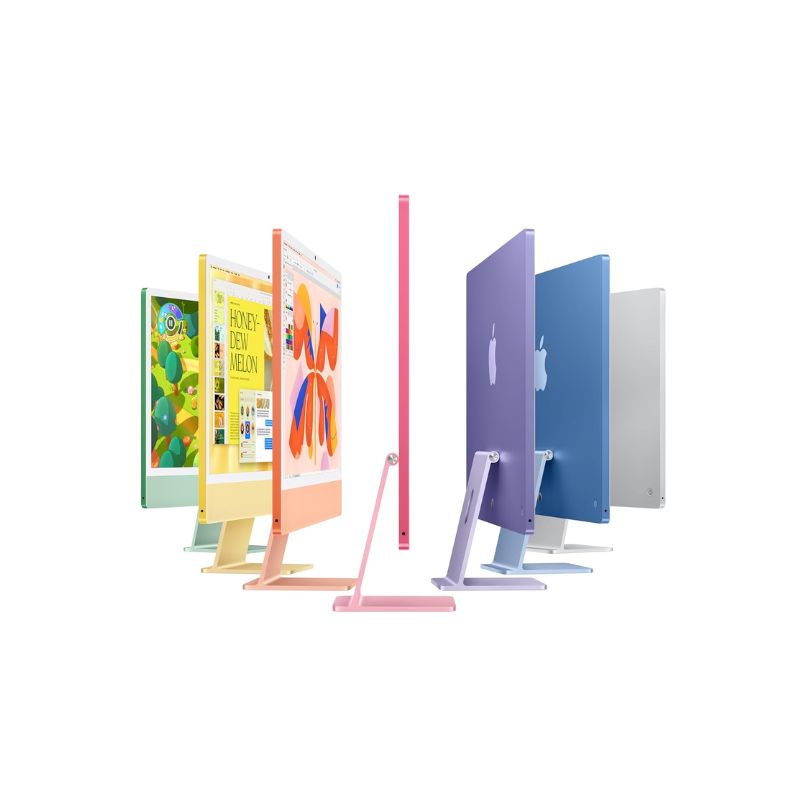 Apple iMac 24-inch| M4, 2024| Retina 4.5K Display| Apple M4 Chip with 8-Core CPU and 8-Core GPU| 16GB Unified Memory| 256GB SSD| macOS |All-in-One Desktop Computer