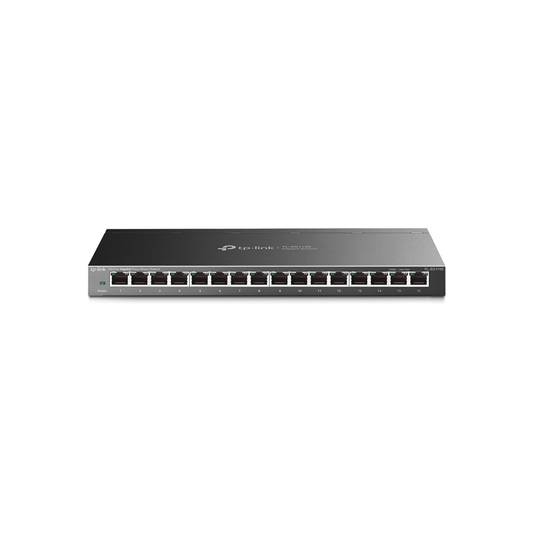 TP-Link 16 Port Gigabit Switch | Unmanaged Pro | Plug & Play | Fanless | Desktop/Wall-Mount | Durable Metal Casing | Support QoS, IGMP Snooping and Link Aggregation |TL-SG116E