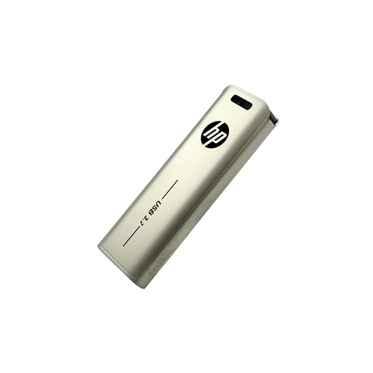 HP 796w 64GB USB 3.2 Flash Drive – Ultra-Fast Data Transfer, Sleek and Durable Metal Body, Compact Portable Storage Device for Laptop, Desktop, Car Audio