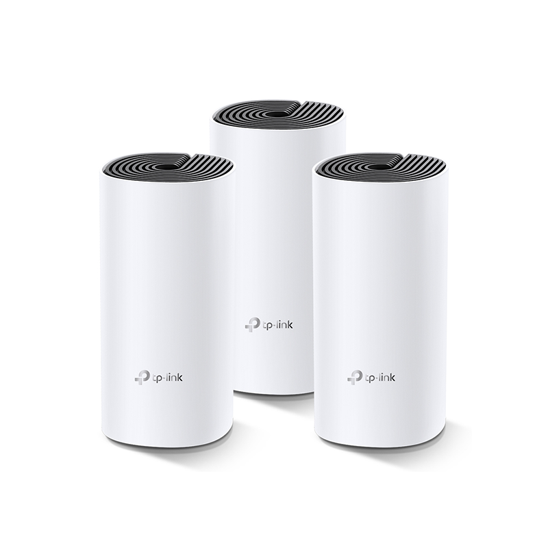 TP-Link Deco M4 Whole Home Mesh Wi-Fi System| Seamless Roaming and Speedy AC1200| Work with Amazon Echo/Alexa| Router and Wi-Fi Booster| Parent Control Router| Pack of 3