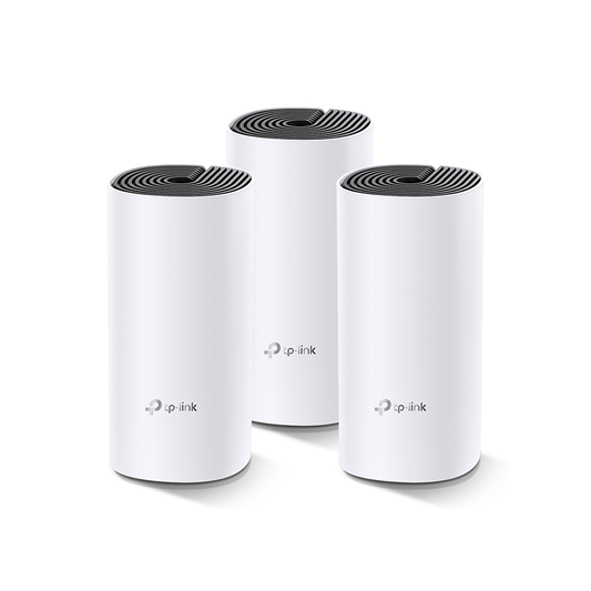 TP-Link Deco M4 Whole Home Mesh Wi-Fi System| Seamless Roaming and Speedy AC1200| Work with Amazon Echo/Alexa| Router and Wi-Fi Booster| Parent Control Router| Pack of 3