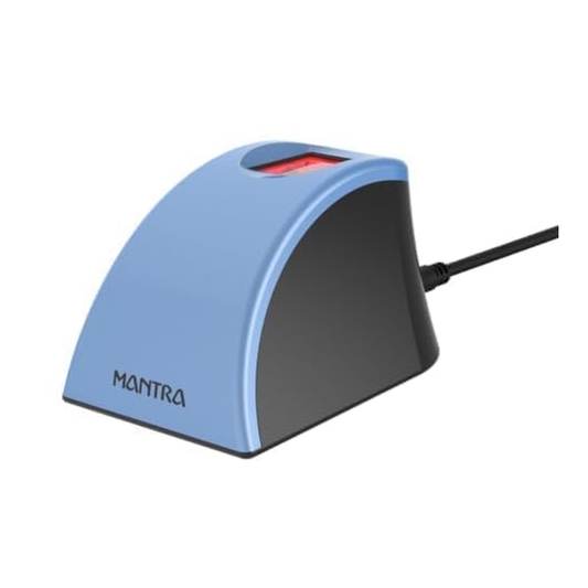 Mantra MFS110 L1| Biometric Fingerprint Scanner| USB connection| Auto Finger Detection| 1 Year RD Service Registration