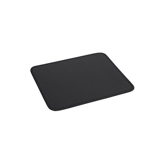 Logitech Premium Anti-Slip Black Mouse Pad |Smooth Tracking Surface|Durable Stitched Edges| Non-Slip Rubber Base|Optimized for All Mouse Types