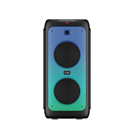 boAt Partypal 390 Bluetooth Speaker w/ 160 W Signature Sound| Karaoke with 2 Microphone Input Ports| Up to 6 hrs Playtime| EQ Modes| TWS Mode| Bluetooth v5.3| AUX Port| USB Type-C Port