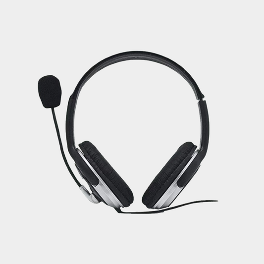 Hp Wired On Ear Headphones with Mic With 3.5 Mm Drivers| In-Built Noise Cancelling| Foldable And Adjustable For Laptop/Pc/Office/Home|1 Year Warranty |B4B09Pa