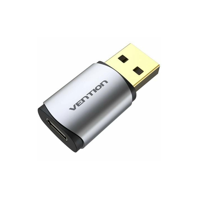 Vention USB to Type-C Sound Card USB Adapter |CDMH0| USB to Type-C Sound Card USB Adapter CDMH0 USB Cable| 1 year warranty |Grey, Black