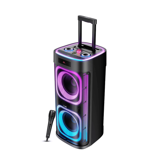 boAt PartyPal 700| 300W Bluetooth party speaker| With W/L Mic| Bluetooth v5.3, AUX, TF Card, and USB| Up to 6 hours of playback| 8000mAh battery