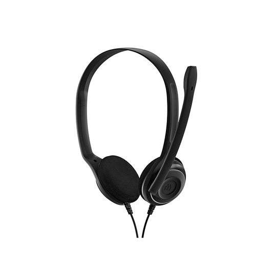 EPOS Sennheiser PC 8 USB Over-Ear Wired Headset with Mic for VoIP & Online Meetings – Black
