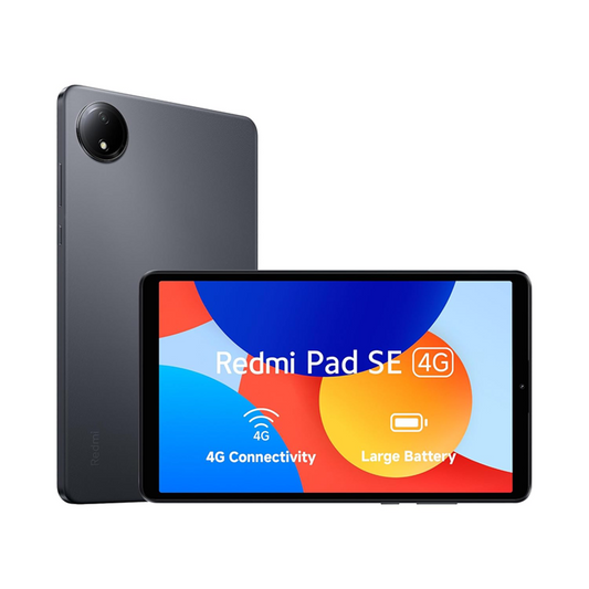 Redmi Pad SE 4G| Wi-Fi Mediatek Helio G55| 8.7-Inc Display | 6650Mah Battery | 90Hz Smooth Refresh Rate| 4GB, 128GB | 1340 X 800 Display | 1 Billion Colors | Dolby Atmos | Dual Speakers