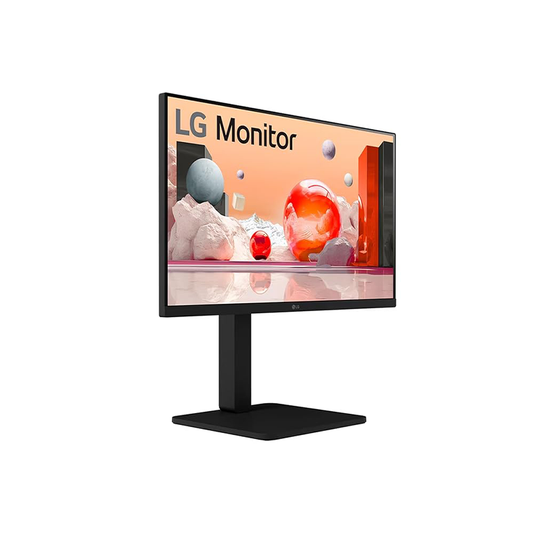 LG 24BA450-B.ATRQ 24-Inch Full HD IPS Monitor | 100Hz | 5ms | HDMI + DisplayPort + VGA | Built-in Speakers | Ergonomic Stand | 3 Years Warranty