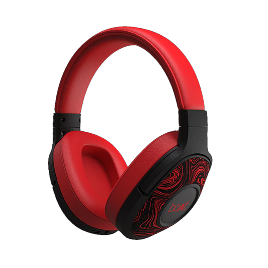 boAt Rockerz 550 Bluetooth Wireless Over Ear Headphones with Mic Upto 20 Hours Playback| 50MM Drivers| Soft Padded Ear Cushions and Physical Noise Isolation