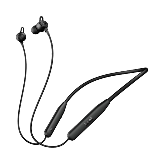 boAt Rockerz 200 Neckband with Environmental Noise Cancellation |IPX5 Water & Sweat Resistant| 60 Hours Playtime| Active Black