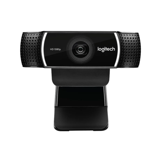 Logitech C922 Pro Stream Webcam| Black| USB| 5.7 Inches| 1080p resolution| Item Dimensions: 9.5 x 7.1 x 4.4 cm