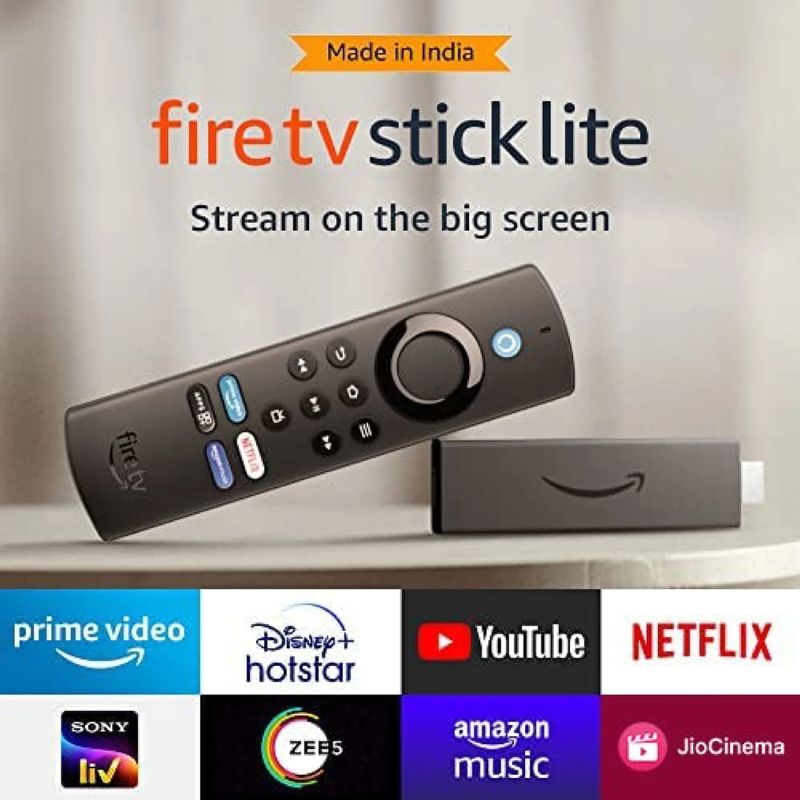 Amazon Fire TV Stick Lite HD Media Streaming Device with Alexa Voice Control