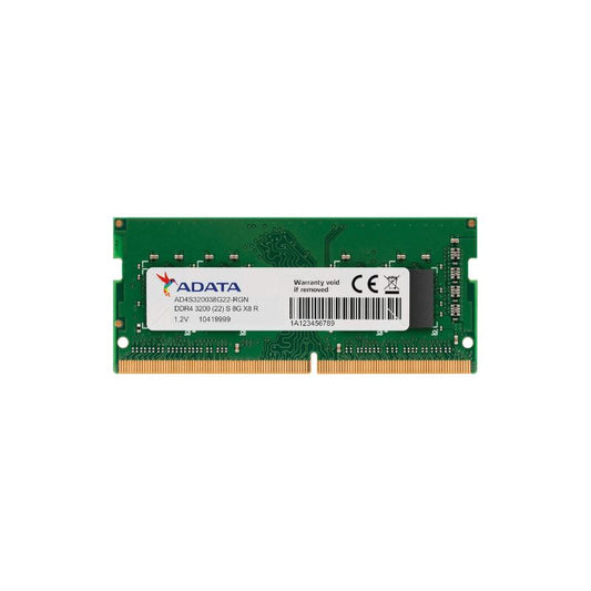ADATA 8GB DDR4 3200MHz Laptop RAM | High-Speed SO-DIMM Memory Module | Low Voltage 1.2V | Perfect Upgrade for Faster Multitasking and Smooth Performance