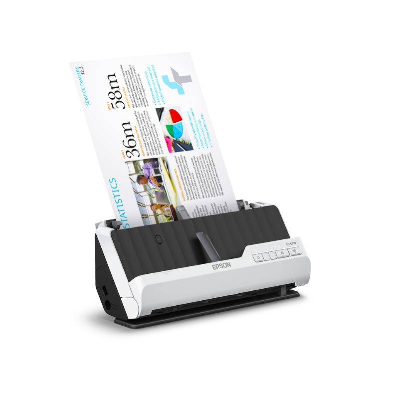 EPSON DS-C330 | Compact Document Scanner | High-Speed, Reliable, and Efficient Scanning Solution for Offices and Professional Environments