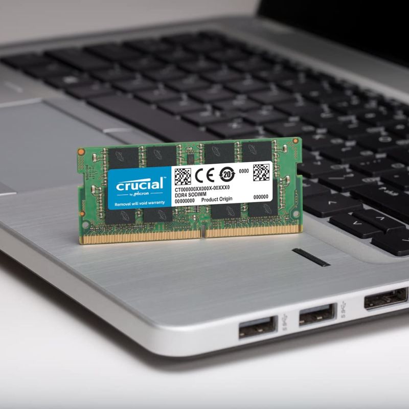 Crucial 16GB DDR4 3200MHz Laptop RAM | HighSpeed SO-DIMM Memory Module | Reliable Upgrade for Multitasking, Gaming & Productivity