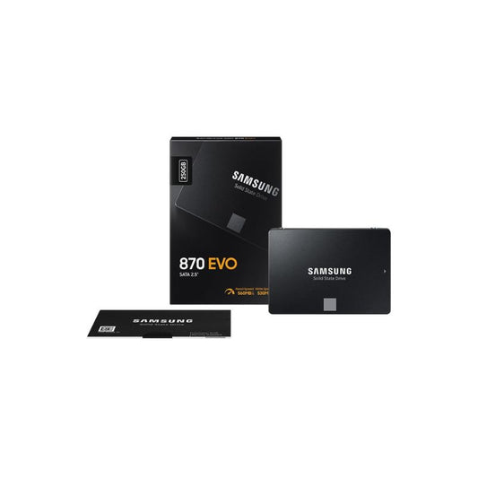 Samsung 870 EVO 500GB 2.5" SATA III SSD | Ultra-Fast 560MB/s Read & 530MB/s Write| Reliable 3D V-NAND Flash| Energy-Efficient| Durable| Wide Compatibility for Laptops & Desktops| Perfect Storage Upgrade for Enhanced Performance