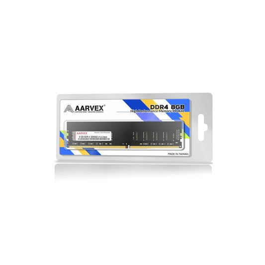 Aarvex 8GB DDR4 3200MHz Desktop RAM | High-Speed UDIMM Memory Module | Reliable Upgrade for Faster Performance & Multitasking