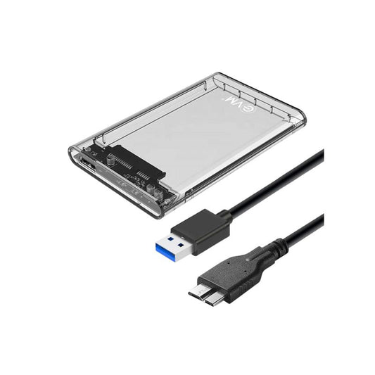 EVM 2.5″ SATA External HDD/SSD Enclosure | USB 3.0/3.1 Casing | Tool-Free Installation & Durable Design