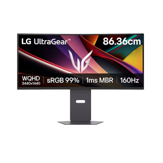 LG UltraGear 34G600A-B.BTR | 34-Inch Curved UltraWide QHD Gaming Monitor | 3440×1440 Display | 180Hz Refresh Rate | 1ms Response Time | 21:9 Aspect Ratio | Immersive Gaming Monitor | Anti-Glare Screen