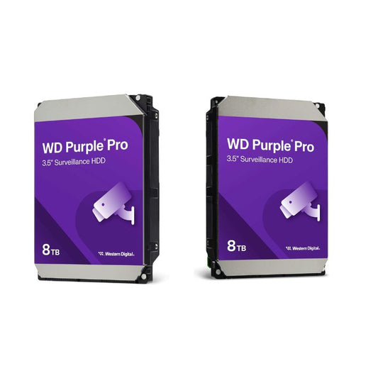 Western Digital WD8002PURP 8TB SATA HDD | WD Purple AV Surveillance Hard Drive